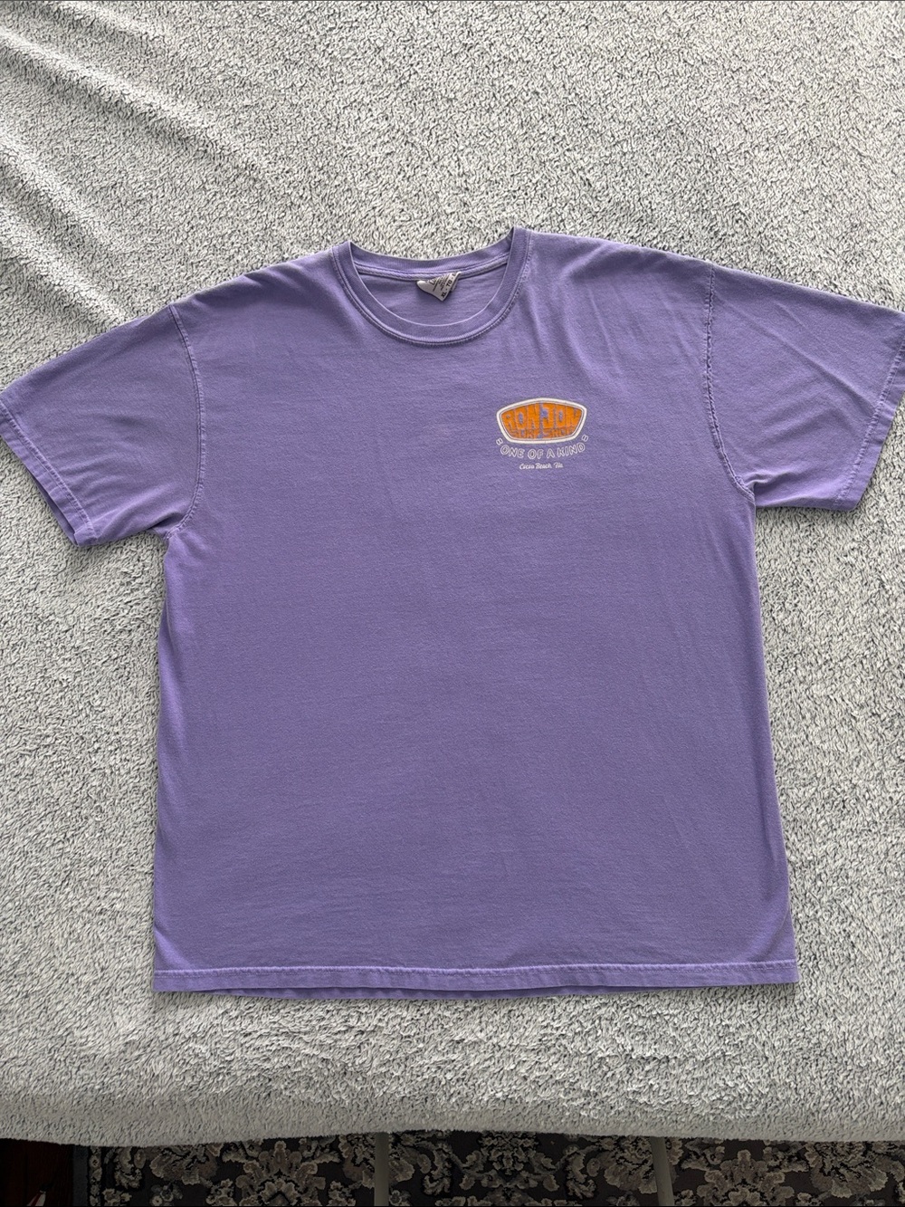 Ron Jon Purple Graphic Short Sleeve Tee